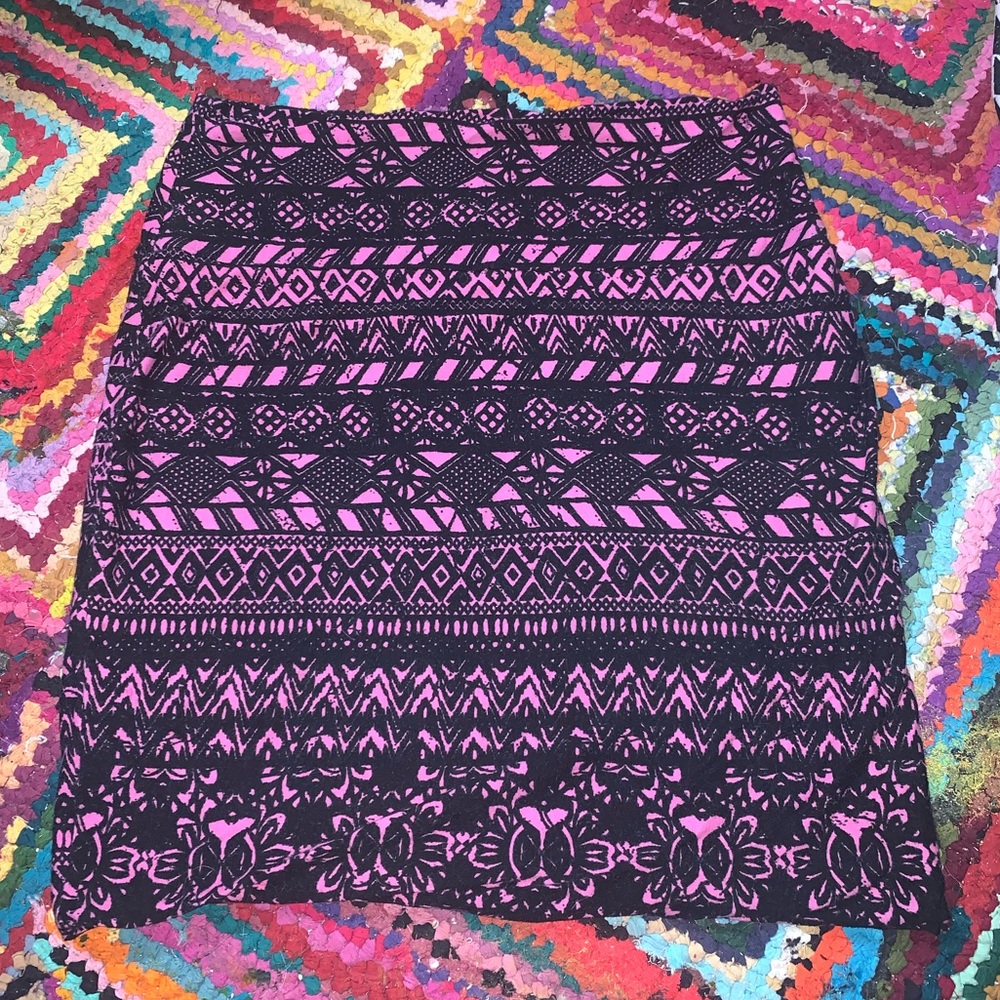 Black & Pink Skirt